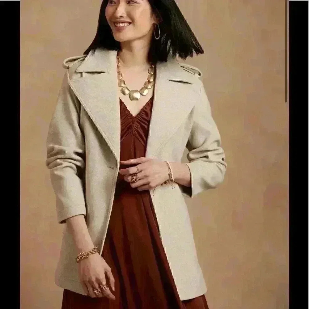 Banana Republic Belted Collar Jacket
